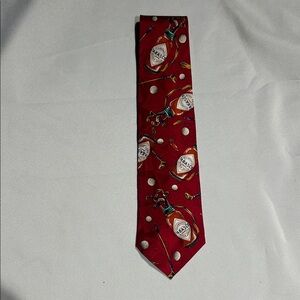 Tabasco Red and White Patterned Tie